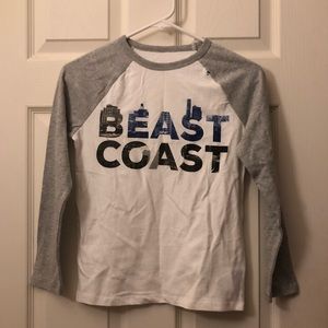 Boys long sleeve tee size 8 (medium)